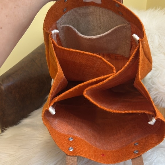 Apolis Market Day Jute Bag WTF Wine Tasting Friends Global Citizen Tote NWT - Picture 8 of 15